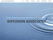 Tablet Screenshot of diffusionassociates.com